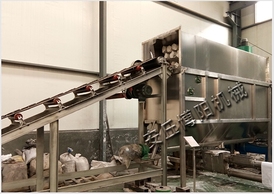 碳酸鈣自動(dòng)破袋機(jī)，密閉拆包無(wú)揚(yáng)塵