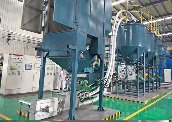 鈣粉輸送就選管鏈提升機(jī)，密閉無(wú)揚(yáng)塵