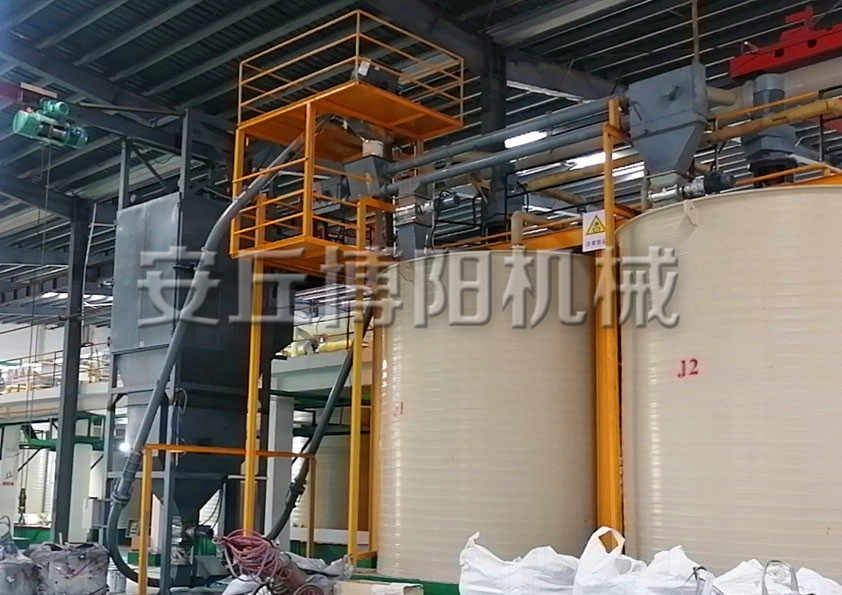 安丘博陽工業(yè)鹽噸袋拆包機(jī)的特點(diǎn)是什么？