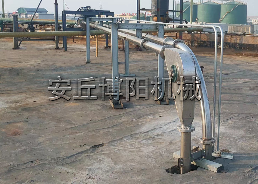 氯化鈣管鏈式輸送機 管鏈粉體輸送機如何布置？