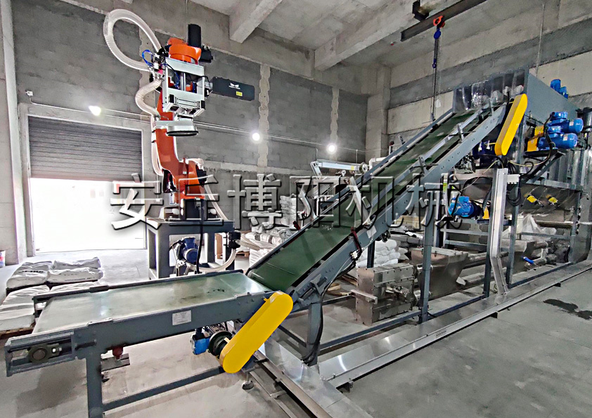 輕鈣粉全自動(dòng)拆袋機(jī)的工作流程你了解嗎？