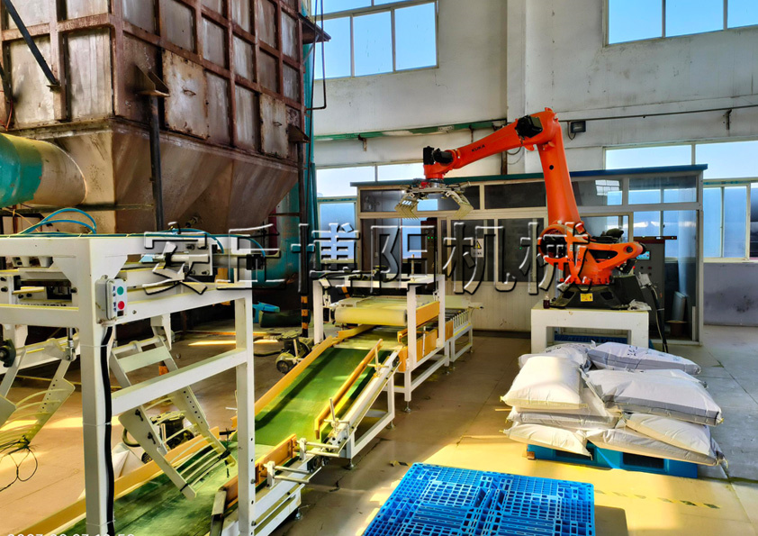 飼料顆粒自動碼垛機器人的使用優(yōu)勢是什么？