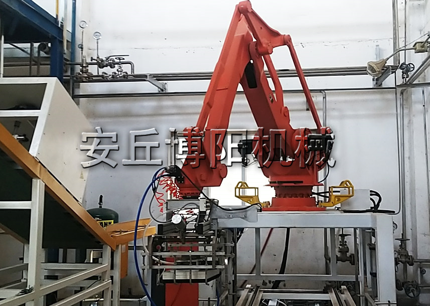 50kg尿素自動拆包機器人的作業(yè)進(jìn)程是什么？