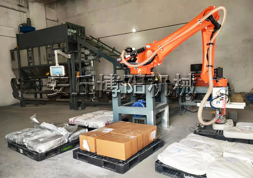 碳酸氫銨自動拆包機(jī)械手 全自動拆包機(jī)的工作流程