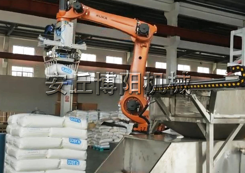 PP顆粒自動拆包機(jī)械手的工作流程和優(yōu)勢是什么？