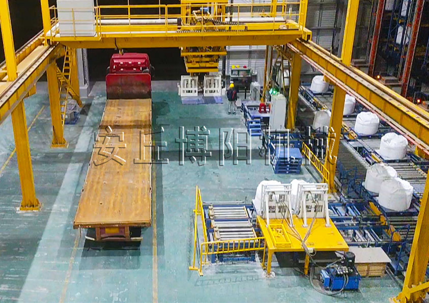 氯酸鈉全自動噸袋裝車機主要機構和工作流程是什么？