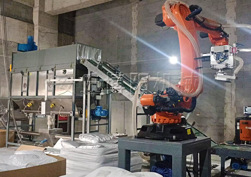 PVC粉自動拆包機械手特點 全自動拆包機器人應用廣泛
