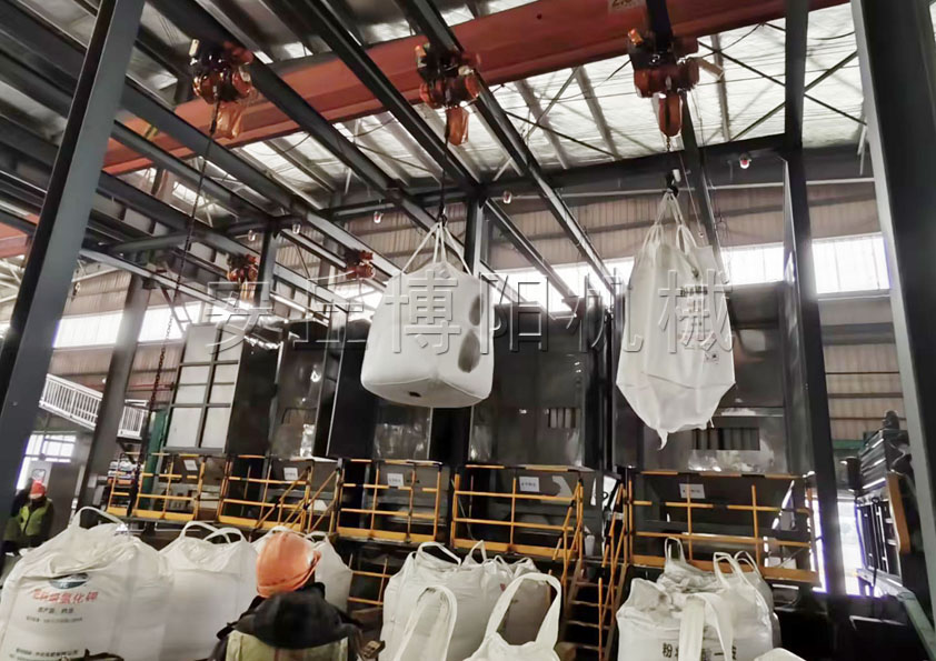 石墨粉噸袋拆包機(jī) 無(wú)塵噸袋拆袋機(jī)按需定制