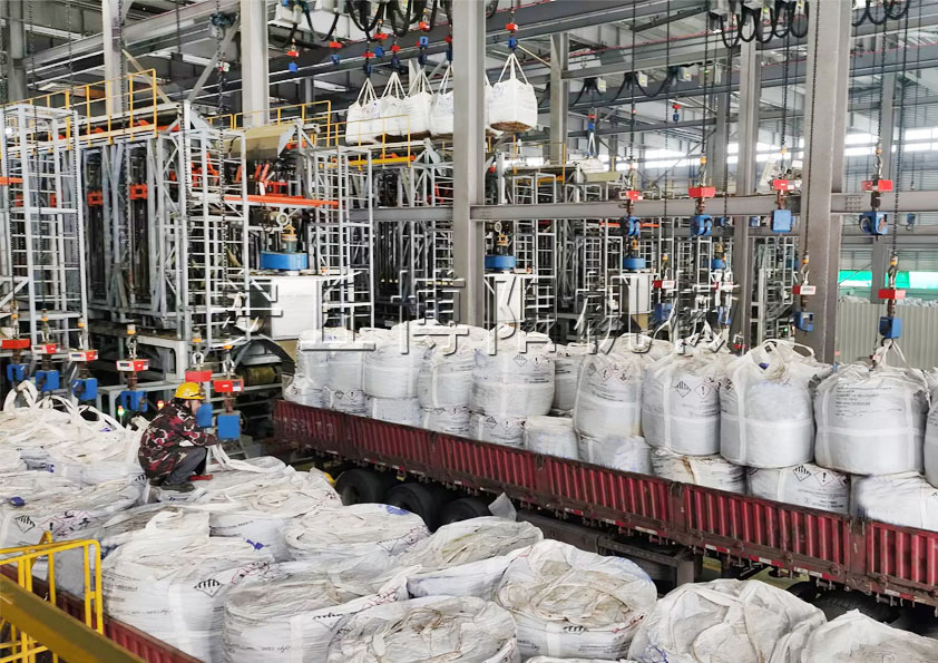 粗硫酸鎳智能噸袋拆包機 粉體全自動噸袋拆袋機優(yōu)勢